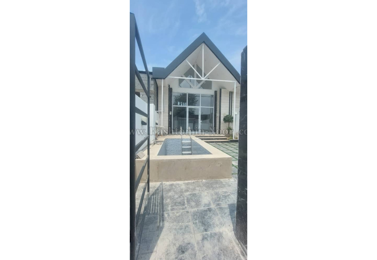 دو ویلا نما انگلیسی استخر دار